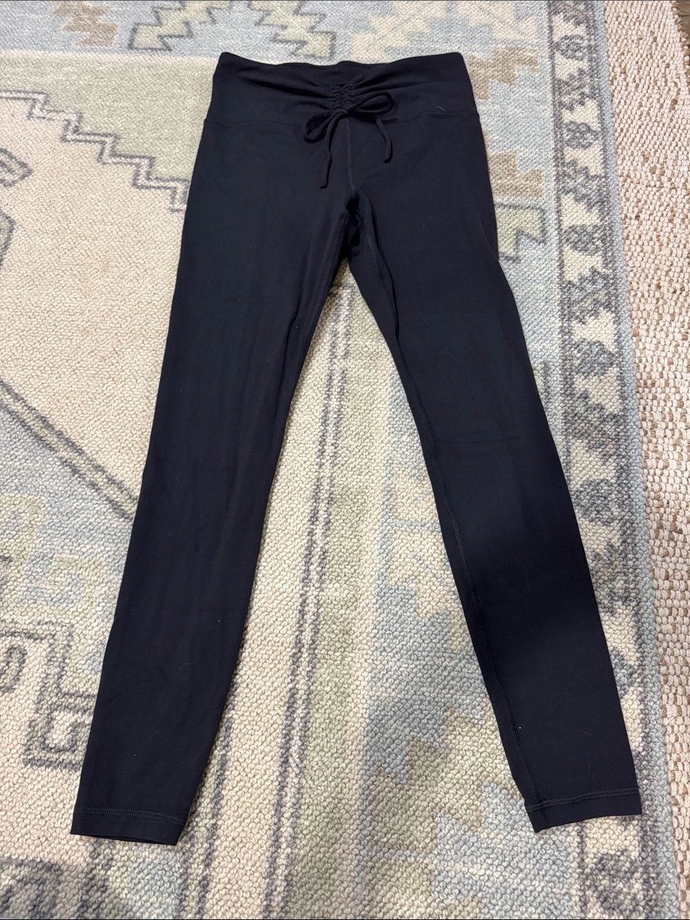 Athleta Black High-Rise Cinch Workout Tights